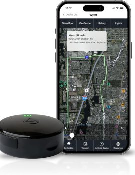 LandAirSea 54 GPS Tracker – Made in the USA from Domestic & Imported Parts. Long Battery, Magnetic, Waterproof, Global Tracking. Subscription Required